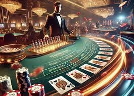 Antarmuka Pretty Gaming di aplikasi mobile megawin888 menampilkan dealer live dan meja permainan